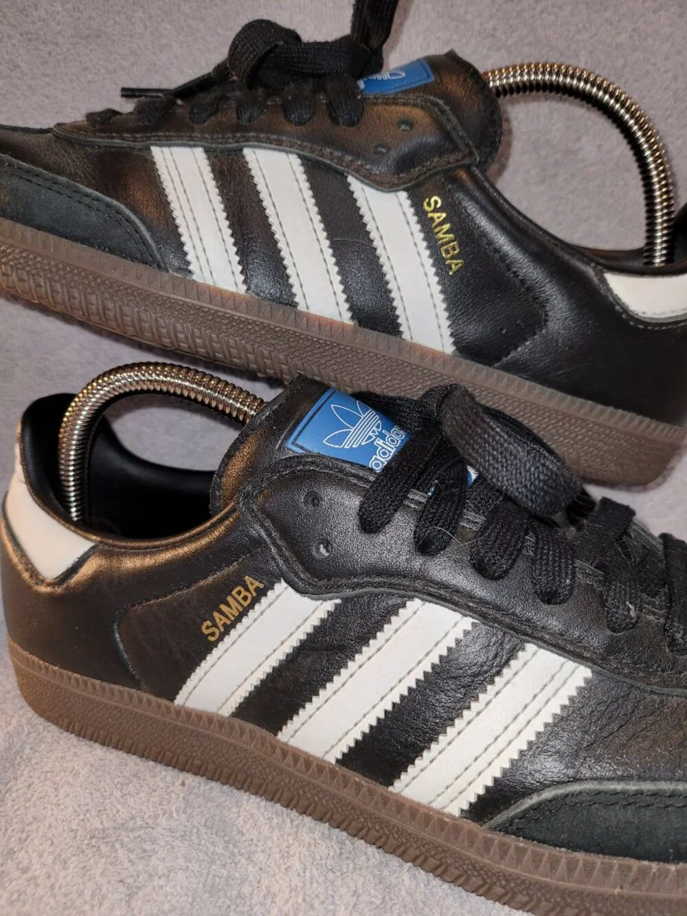 Adidas Samba ADV Men's Size 8 Originals Black White Gum Sneakers IE3100 (#2351)